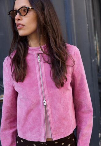 100 % skinnbikerjakke