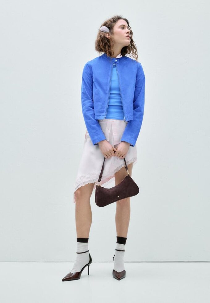 100 % skinnbikerjakke