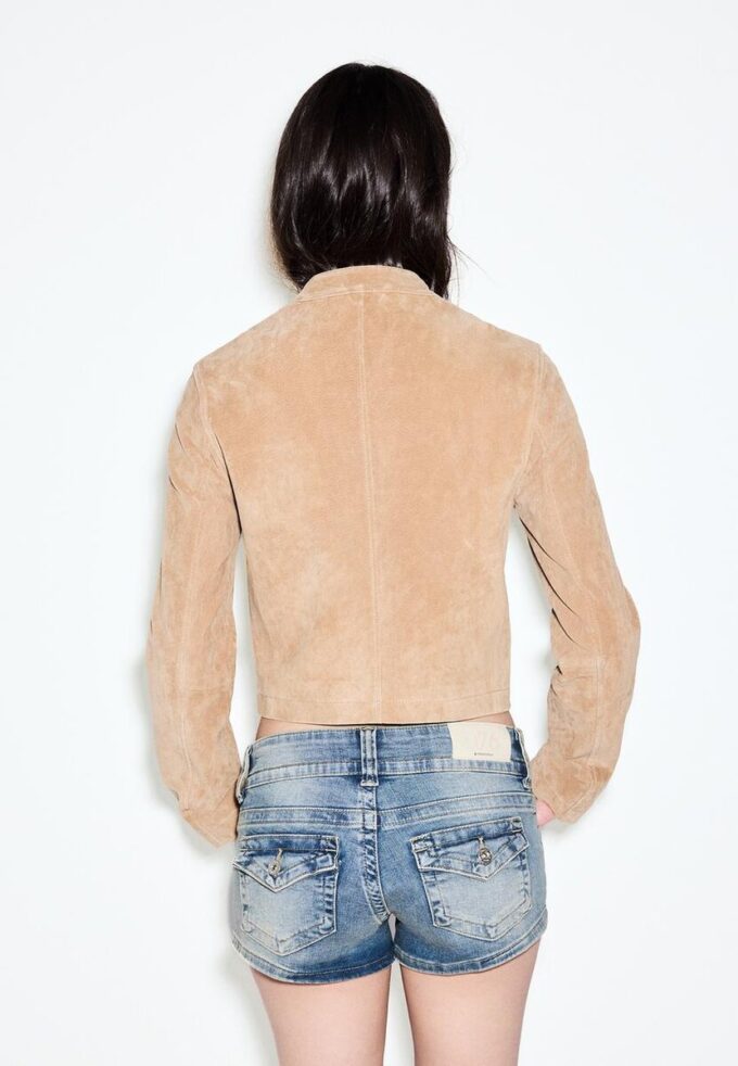 100 % skinnbikerjakke