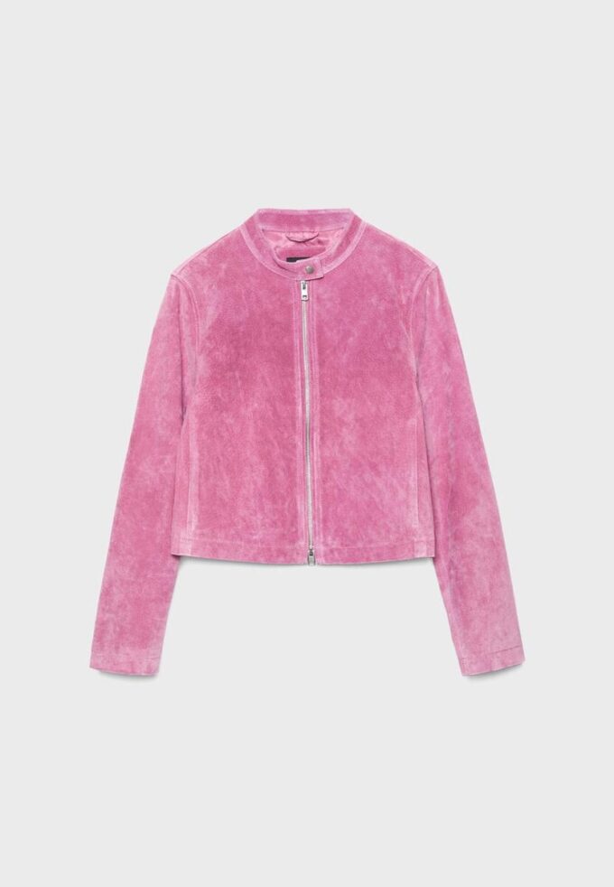 100 % skinnbikerjakke