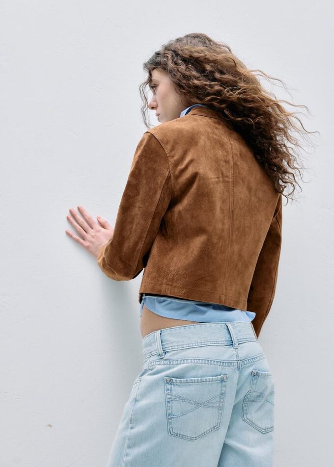 100 % skinnbikerjakke