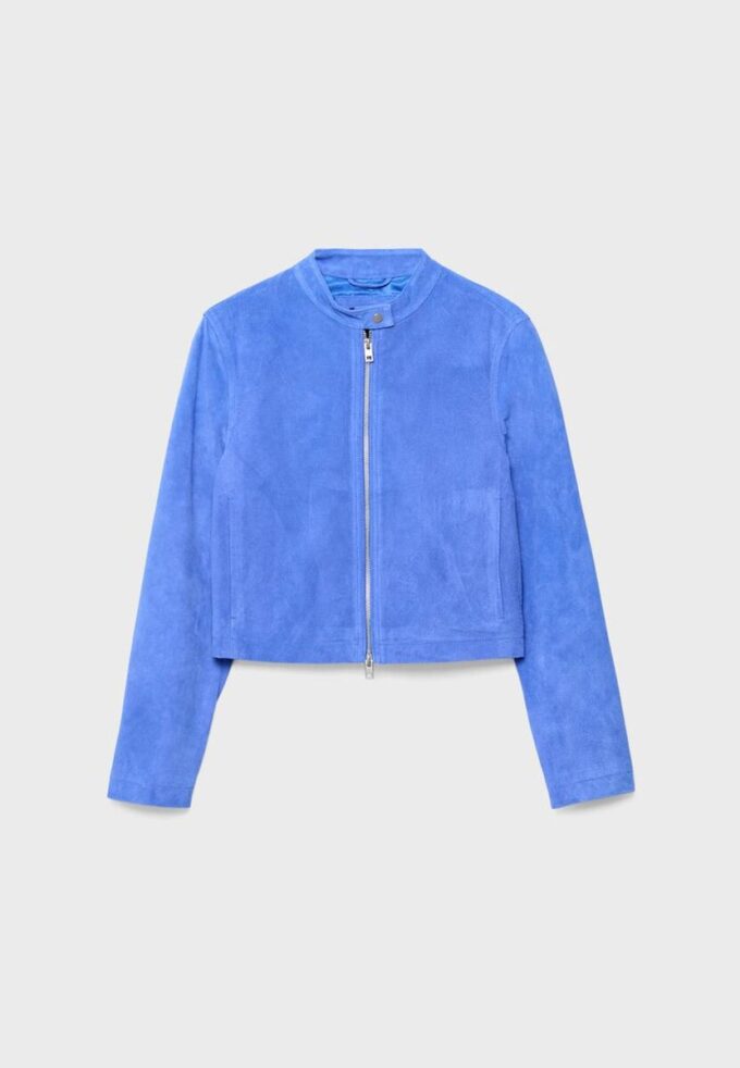 100 % skinnbikerjakke