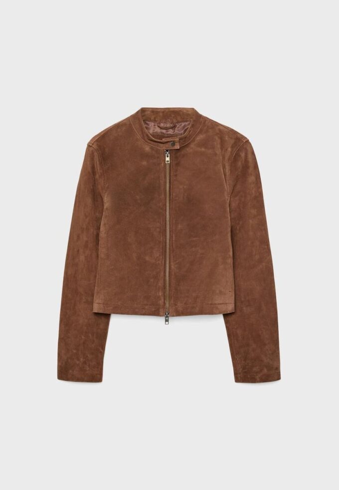 100 % skinnbikerjakke