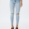 1420 Skinny-jeans med lav midje