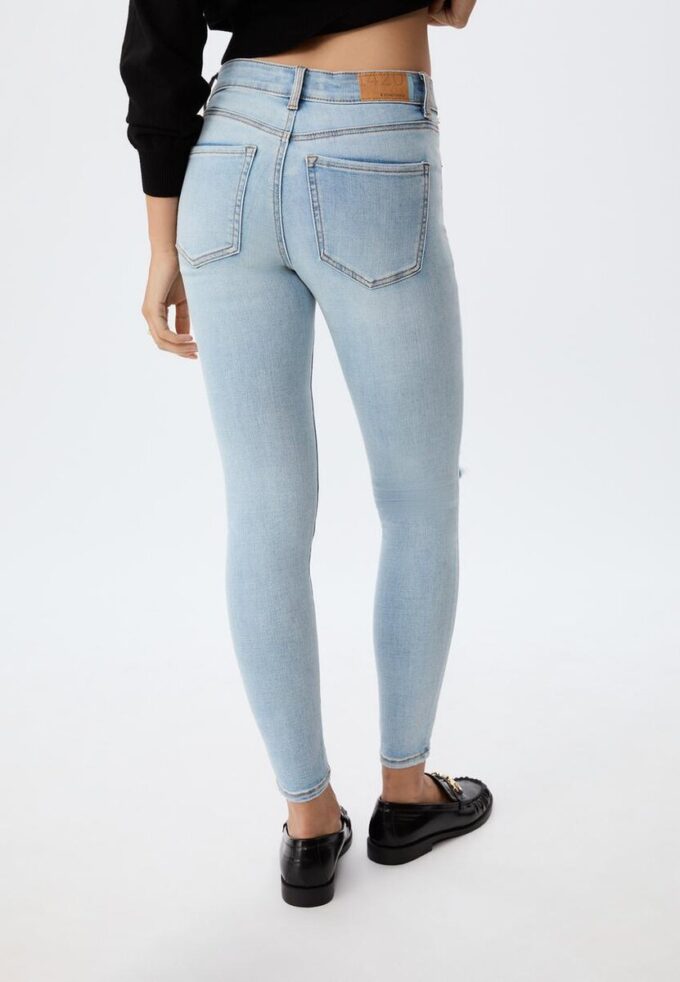 1420 Skinny-jeans med lav midje