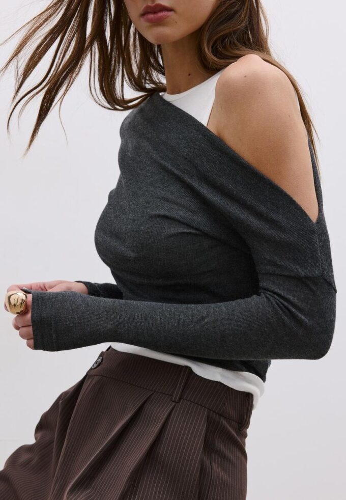 Asymmetrisk dobbel T-skjorte