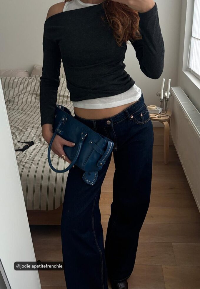 Asymmetrisk dobbel T-skjorte