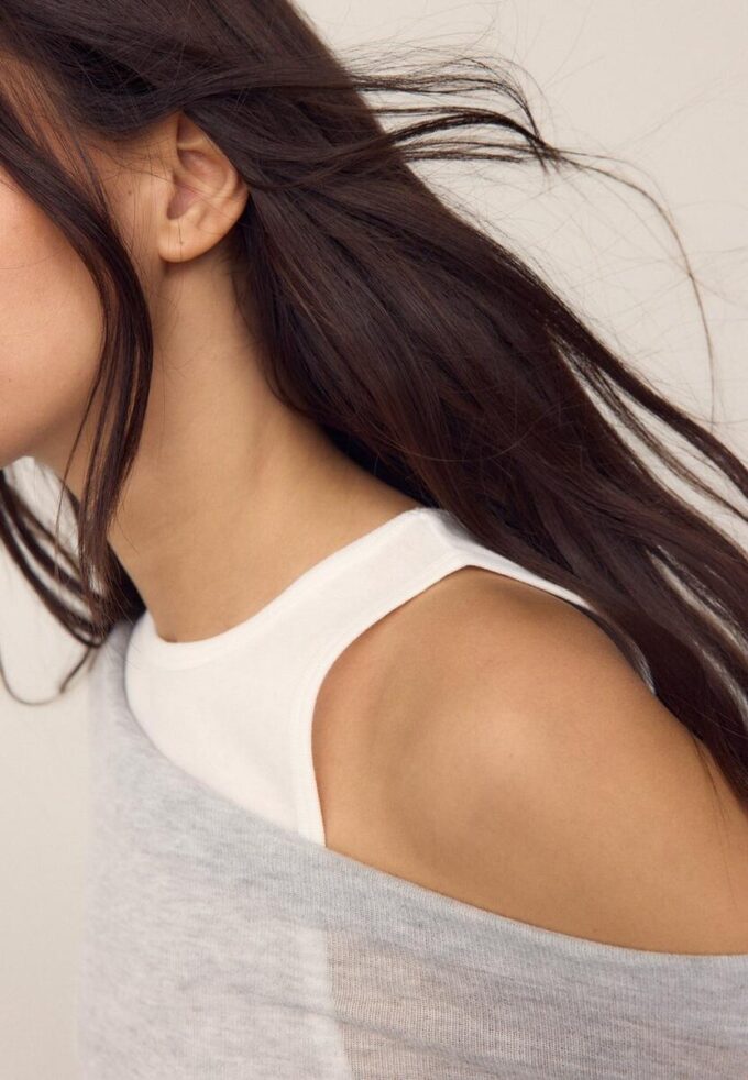 Asymmetrisk dobbel T-skjorte