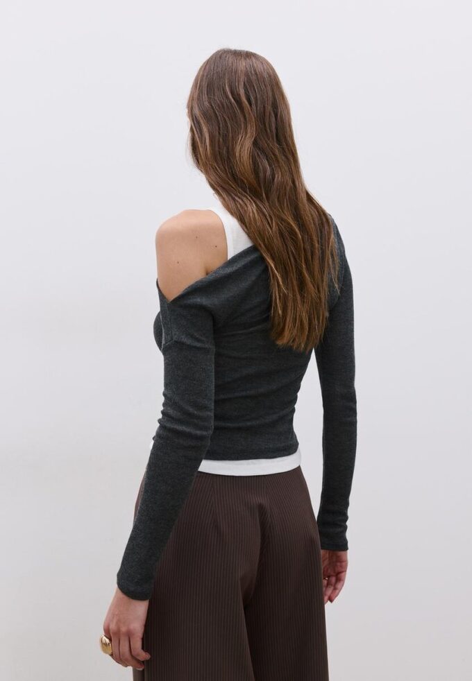 Asymmetrisk dobbel T-skjorte