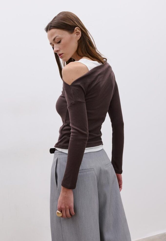 Asymmetrisk dobbel T-skjorte