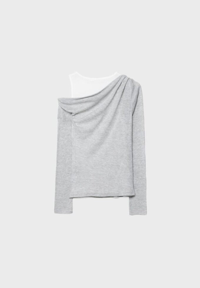 Asymmetrisk dobbel T-skjorte