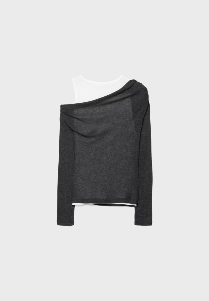 Asymmetrisk dobbel T-skjorte