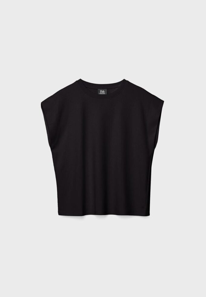 B06 Basisplagg T-skjorte med nedlagte skuldre