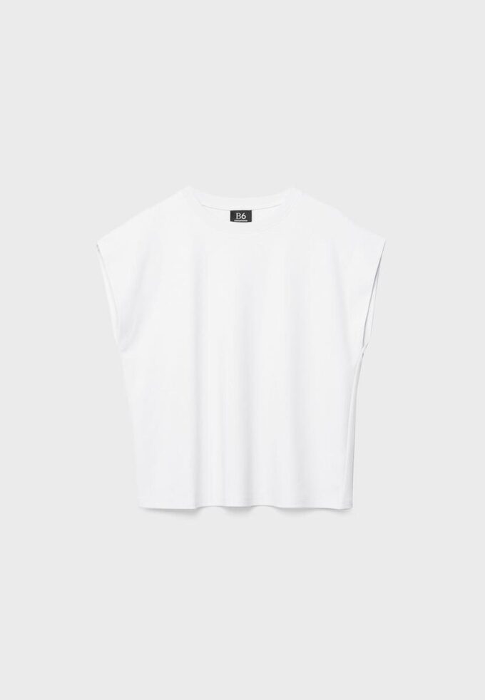 B06 Basisplagg T-skjorte med nedlagte skuldre