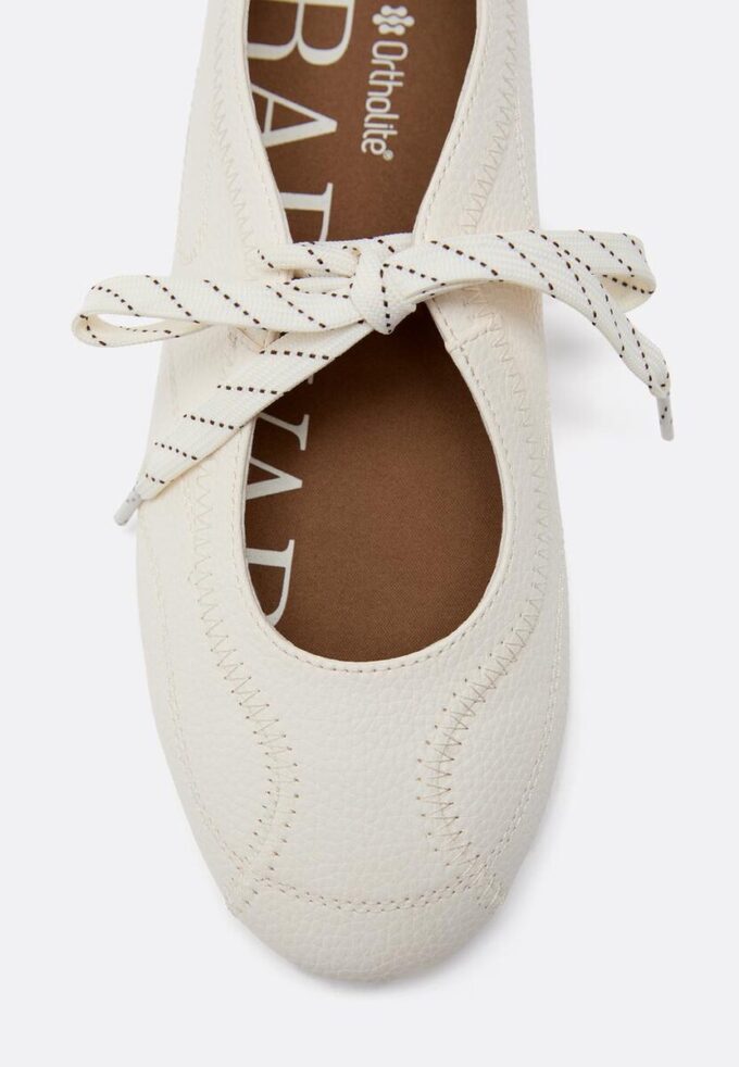 Ballerinasko med sløyfe