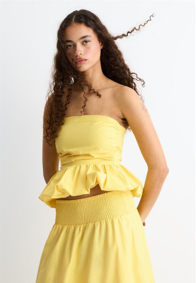 Ballong-bustier-topper