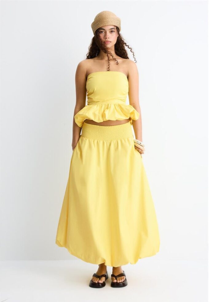 Ballong-bustier-topper