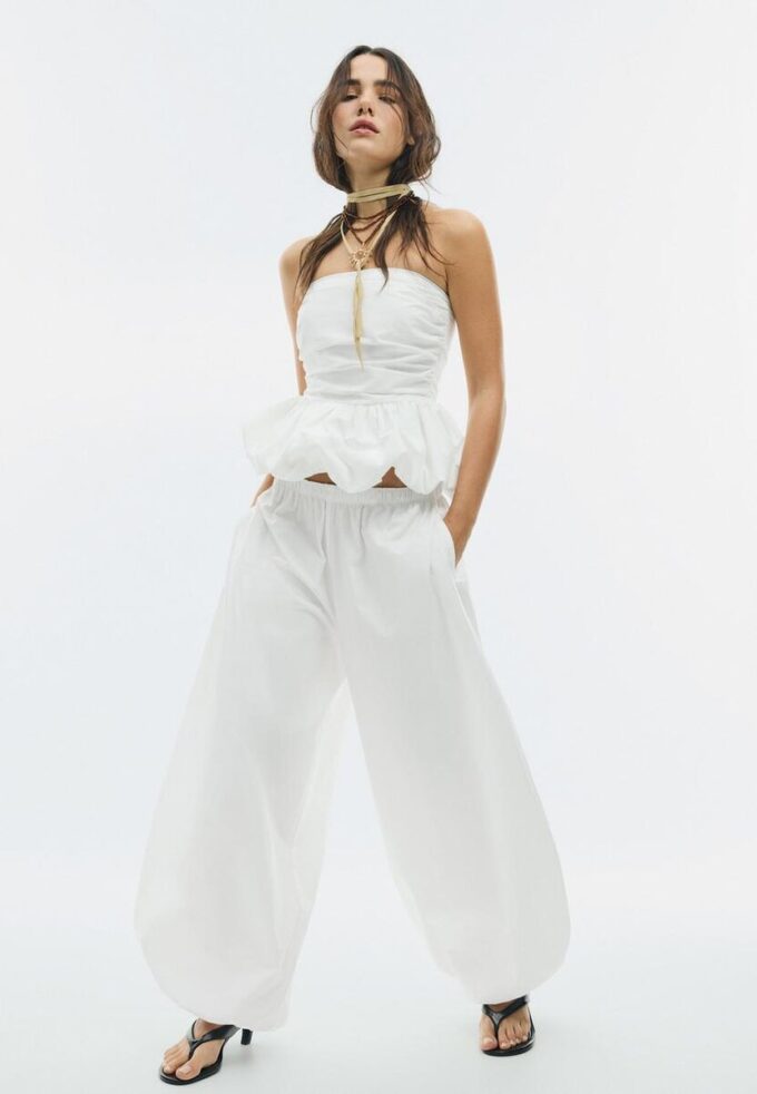 Ballong-bustier-topper