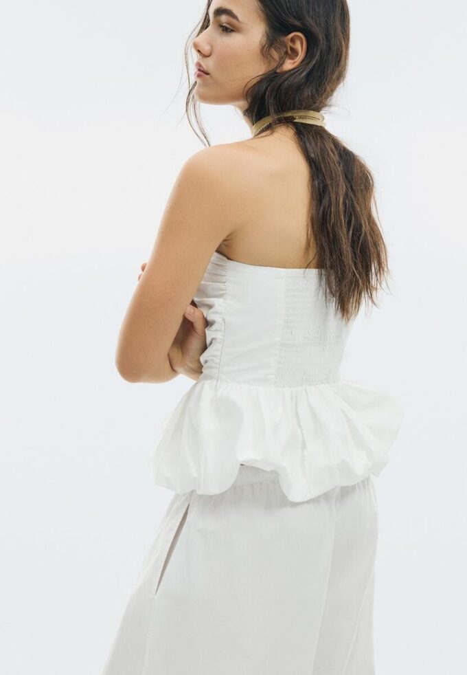 Ballong-bustier-topper