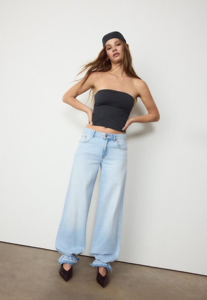 Bandeau-topper i polyamid