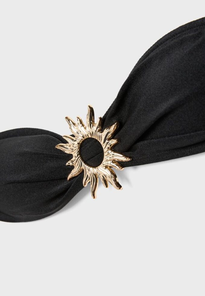 Bandeau-topper med solspenne