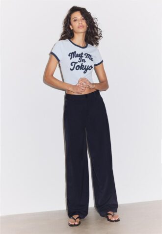 Barrel Smart-bukser med innsnitt