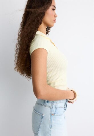 Basic Seamless polo-T-skjorte