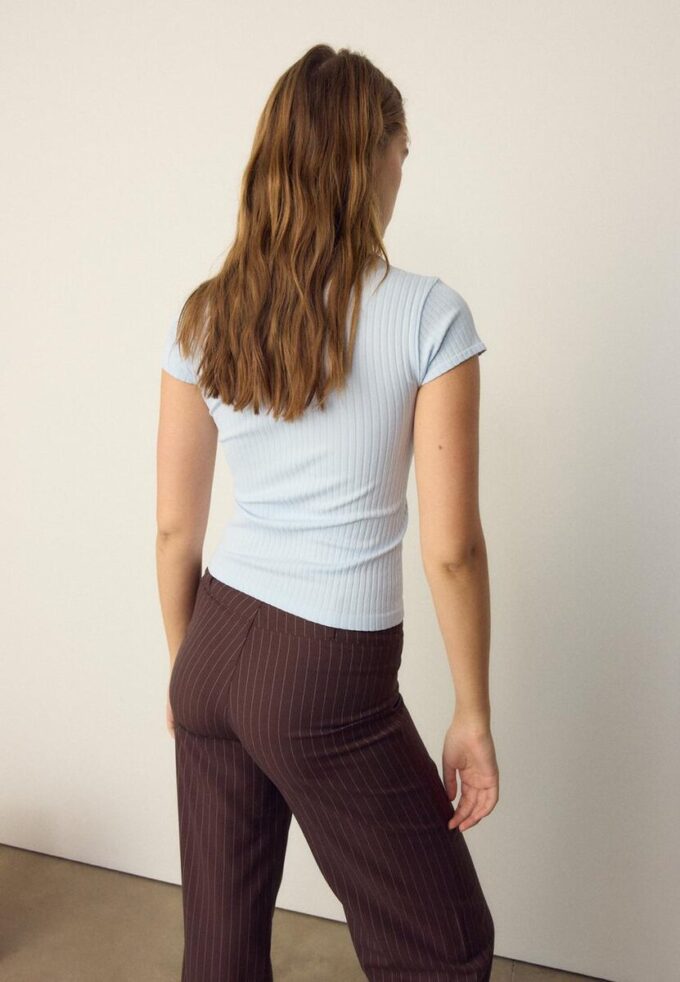 Basic Seamless polo-T-skjorte