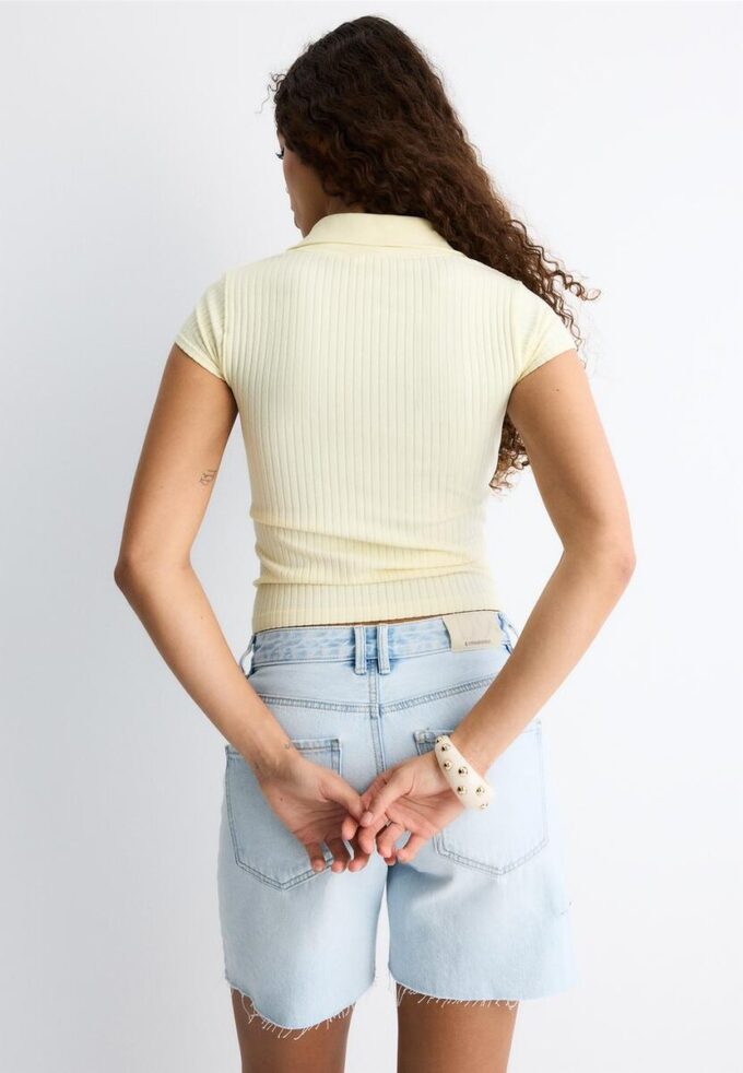 Basic Seamless polo-T-skjorte