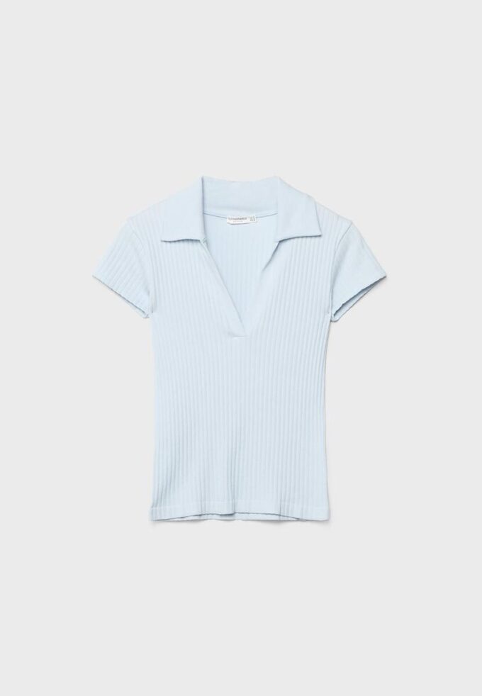 Basic Seamless polo-T-skjorte