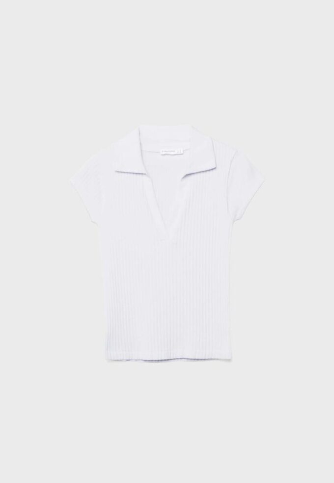Basic Seamless polo-T-skjorte