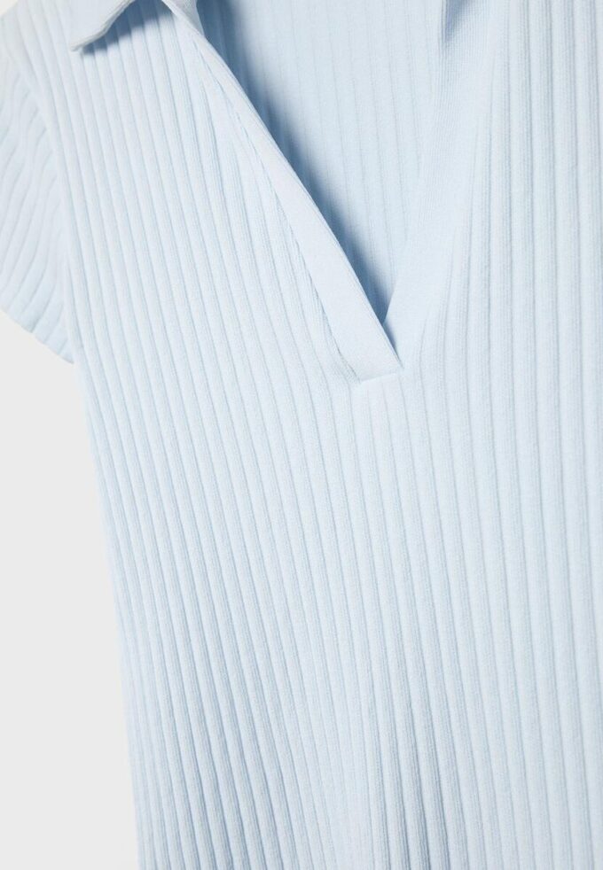 Basic Seamless polo-T-skjorte