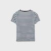 Basic Slim Fit Striped T-skjorte
