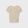 Basic Slim Fit Striped T-skjorte