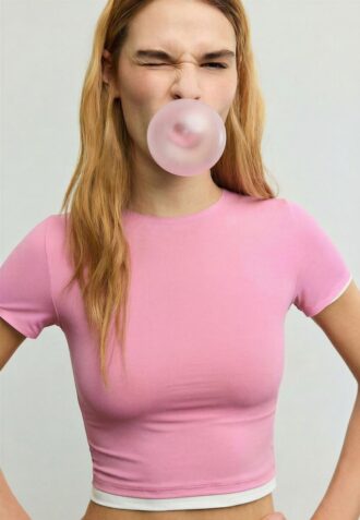 Basisplagg i polyamid-t-skjorte