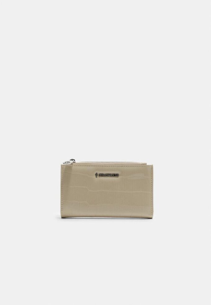 Basisplagg lommebok i krokodilleimitasjon