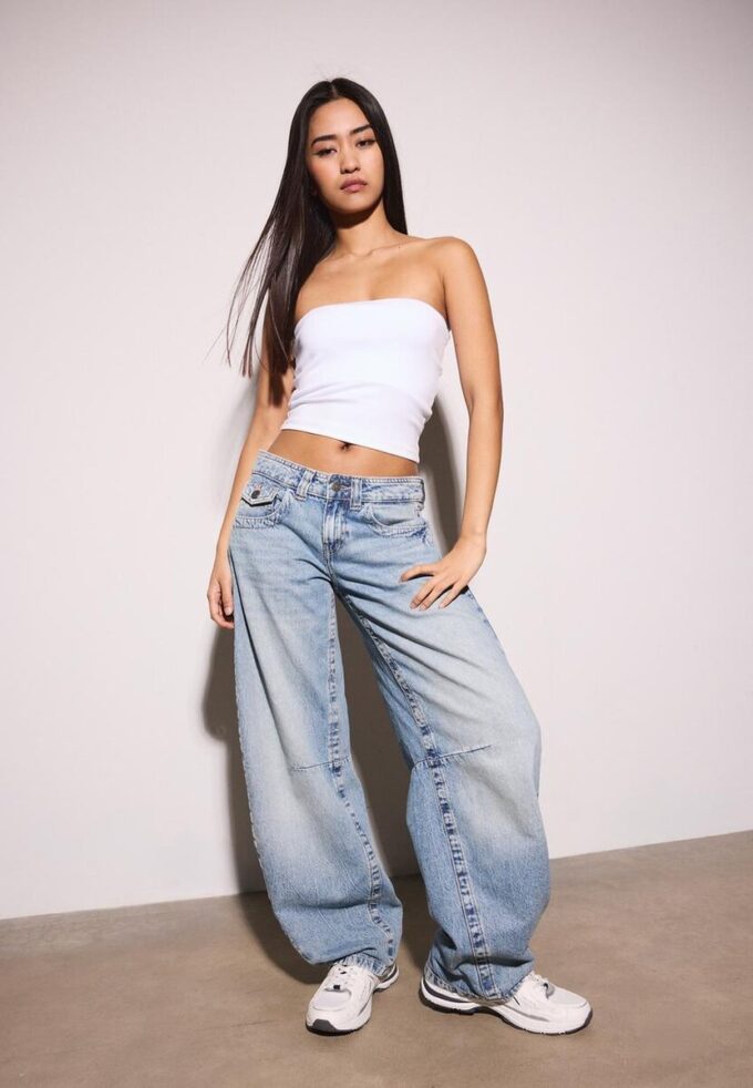 Basisplagg med enkel bandeau-top