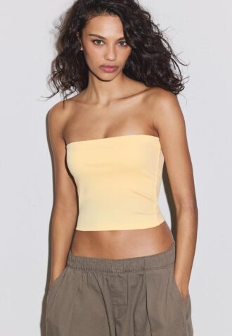 Basisplagg med enkel bandeau-top