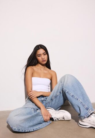 Basisplagg med enkel bandeau-top