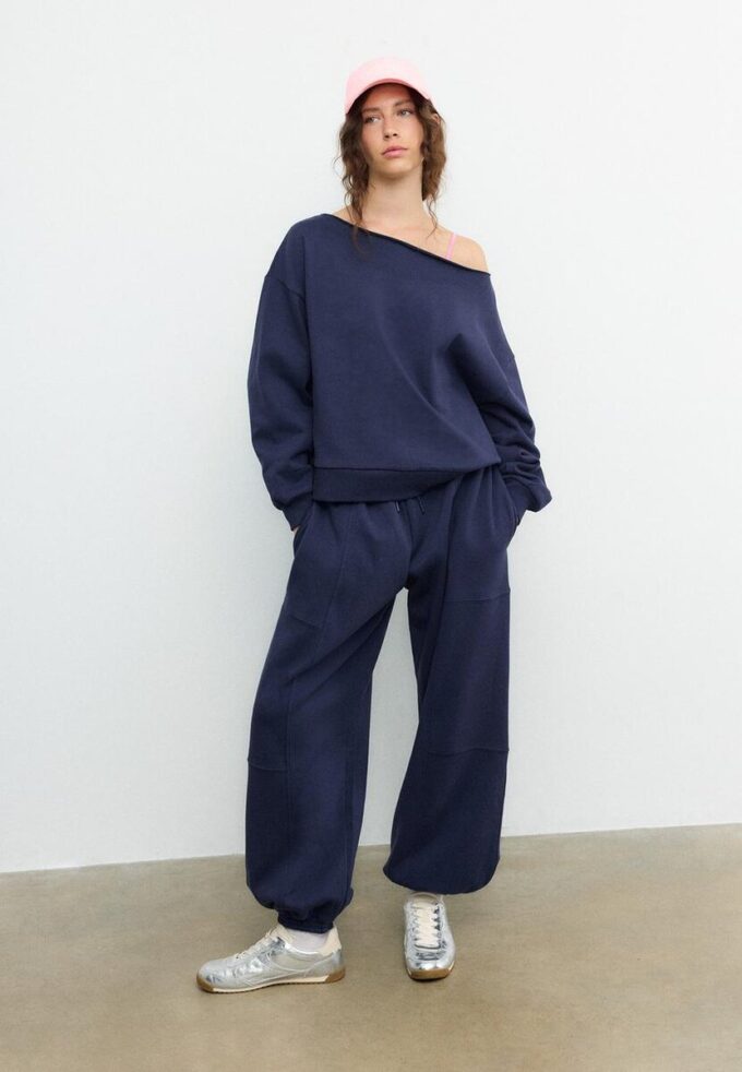 Basisplagg med enkel off-the-shoulder-design