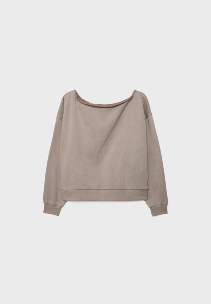 Basisplagg med enkel off-the-shoulder-design