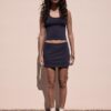 Basisplagg med enkel strikket Skort