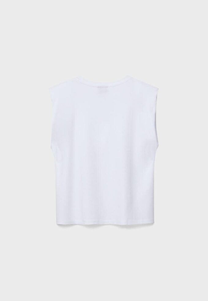 Basisplagg med polstrede skuldre