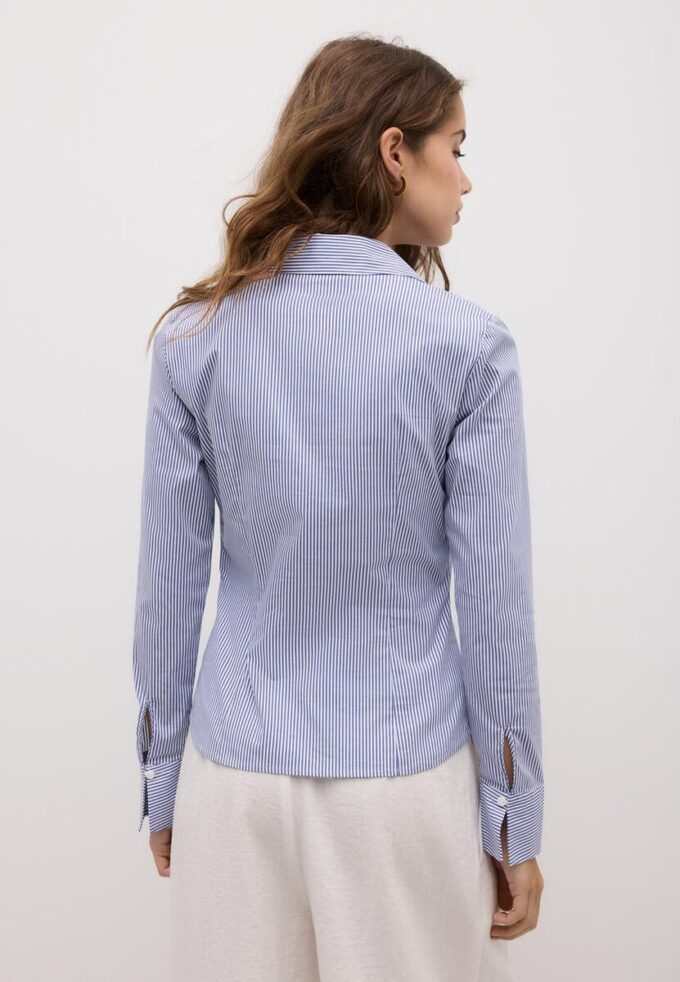 Basisplagg med striper, tettsittende skjorte