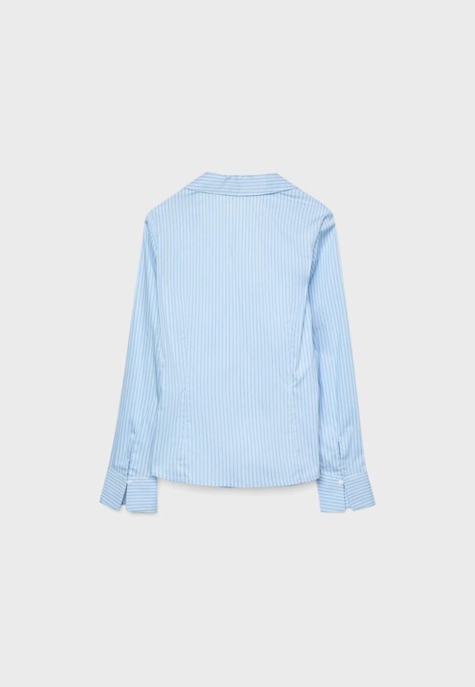 Basisplagg med striper, tettsittende skjorte