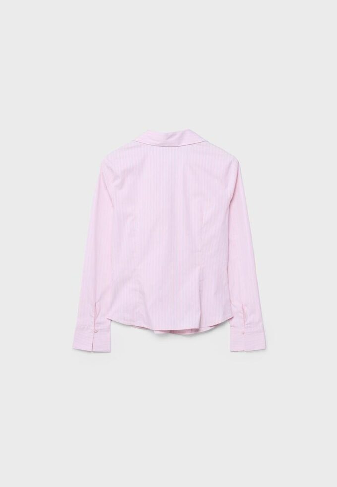 Basisplagg med striper, tettsittende skjorte