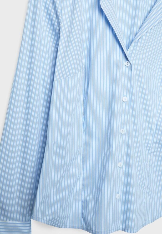 Basisplagg med striper, tettsittende skjorte