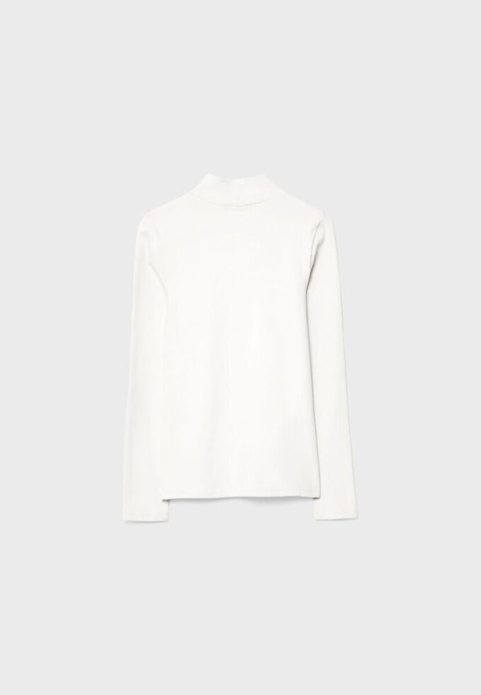 Basisplagg T-skjorte med høy hals