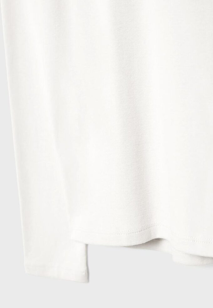 Basisplagg T-skjorte med høy hals