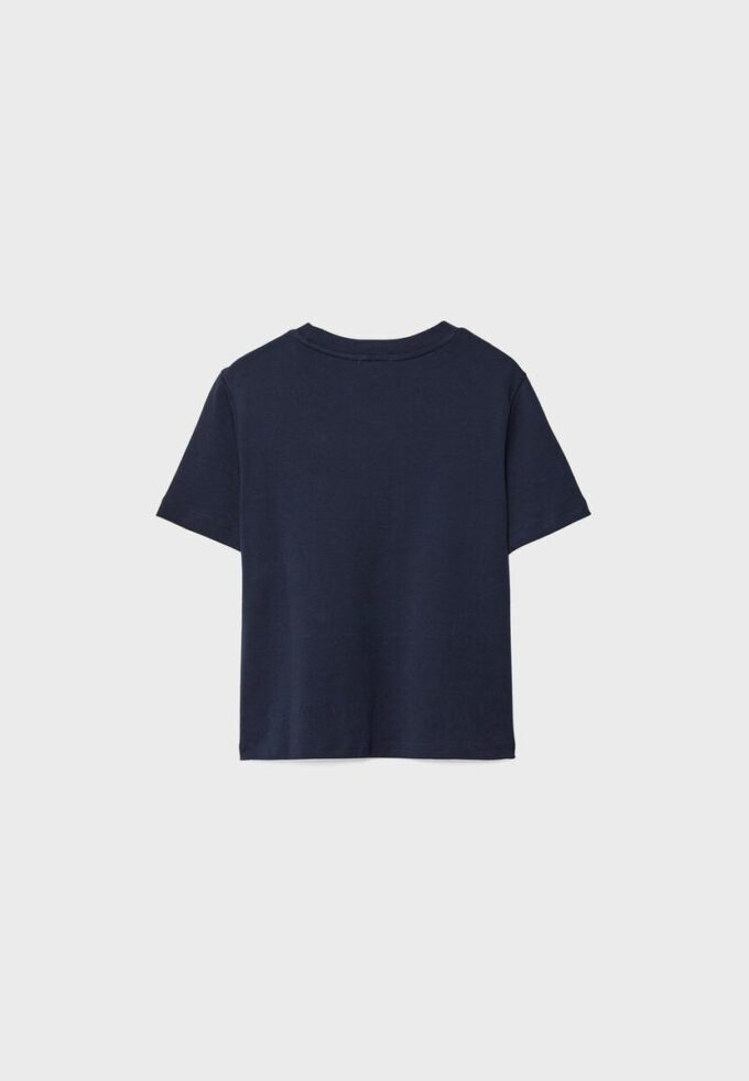 Basisplagg T-skjorte med normal passform og tykt stoff